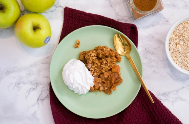 healthy apple crumble recipe