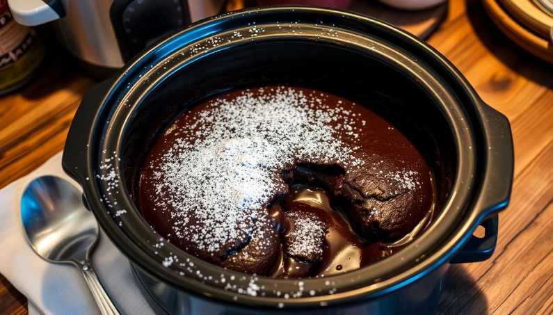 slow cooker dump cake