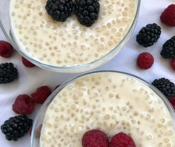 creamy tapioca pudding
