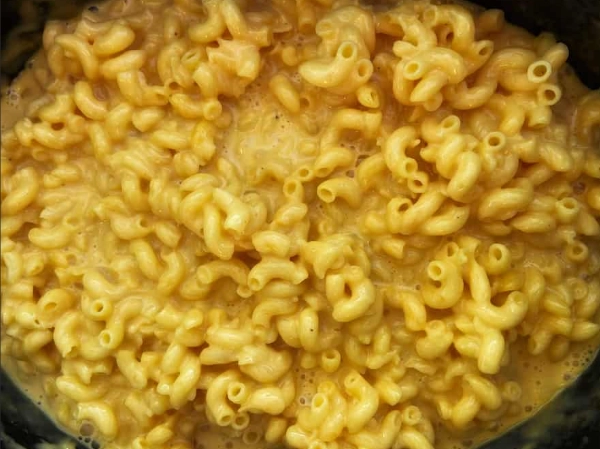 uncooked pasta mac and cheese