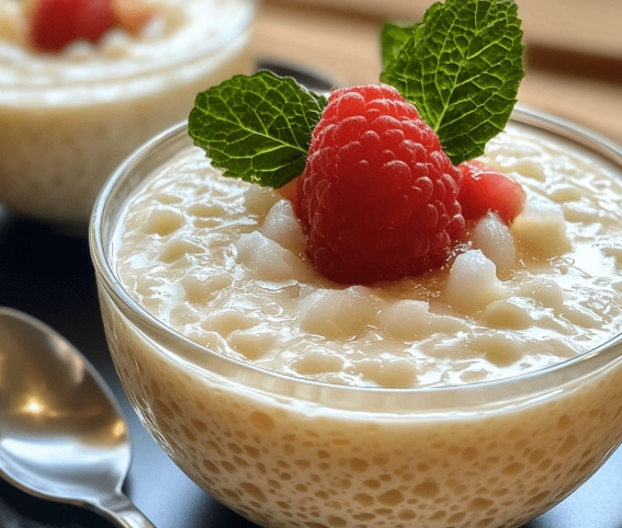 slow cooker tapioca pudding