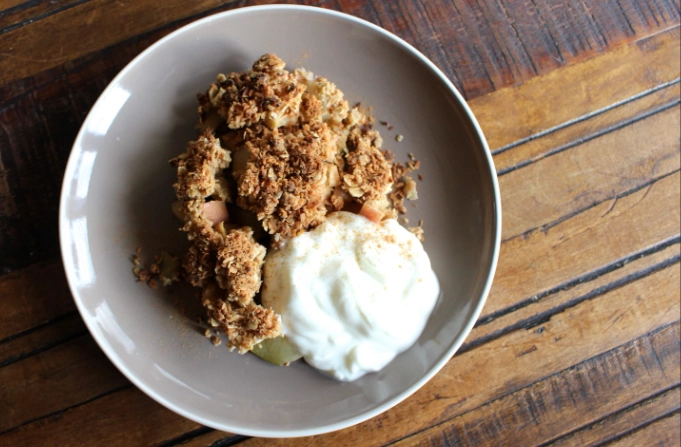 easy apple crumble