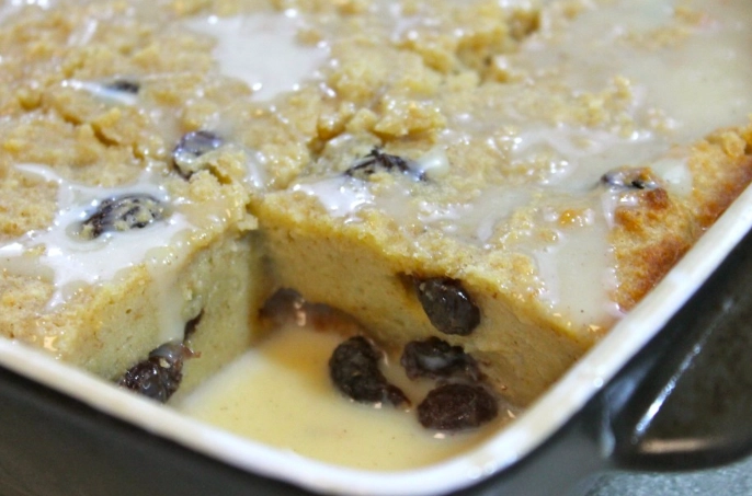 slow cooker bread pudding