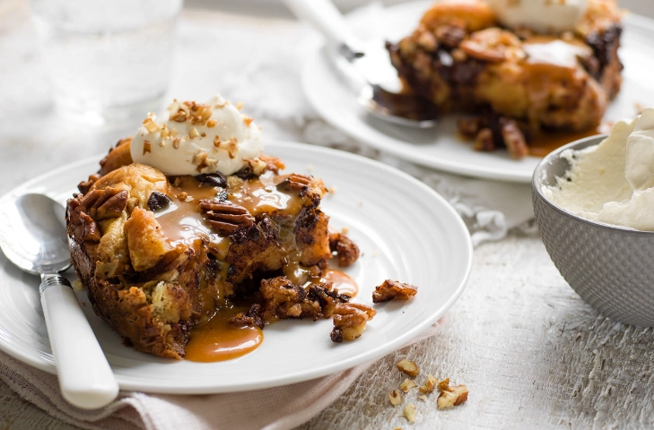 slow cooker bread pudding