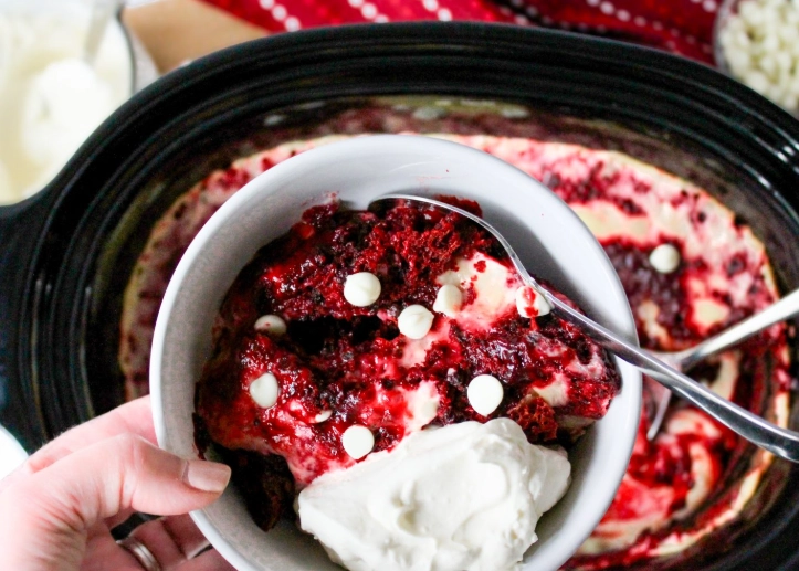 slow cooker lava cake