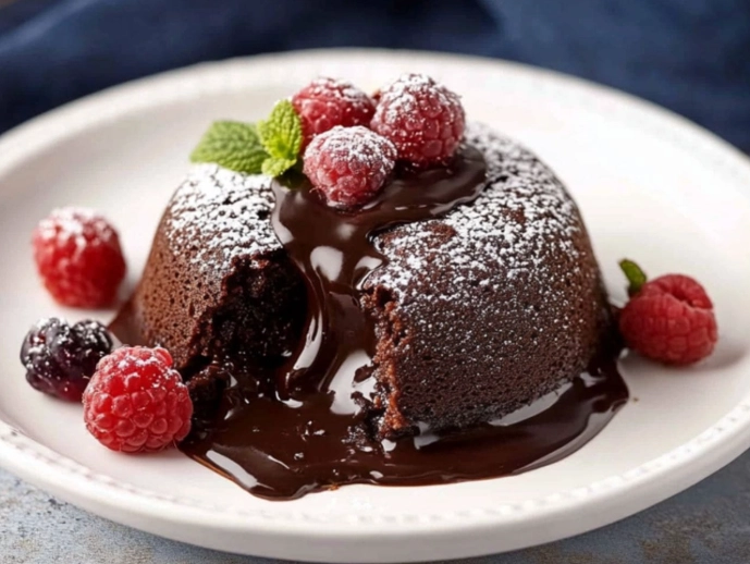 slow cooker lava cake