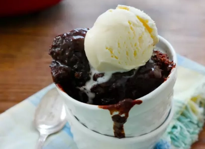 slow cooker lava cake