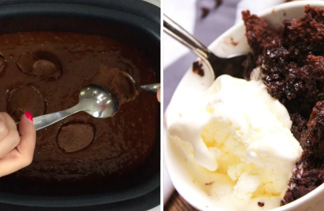 crockpot lava cake
