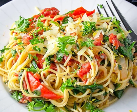 vegetarian slow cooker pasta