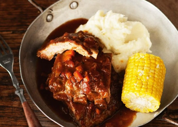 slow cooker pork ribs