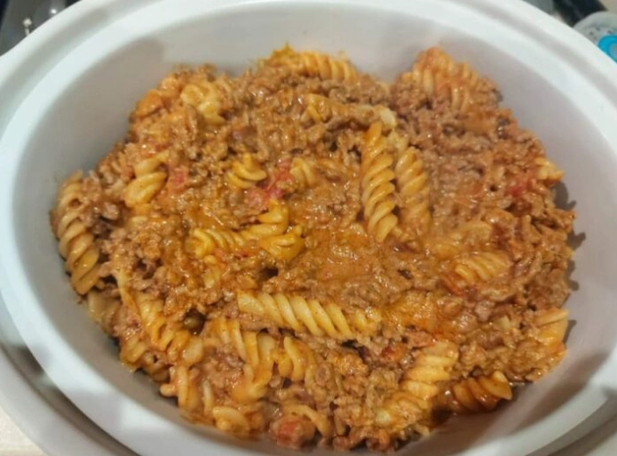 slow cooker pasta