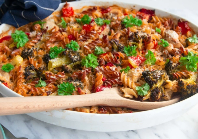 One pot pasta slow cooker vegetarian