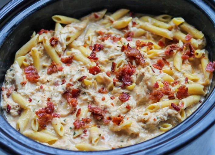 Simple one pot pasta slow cooker