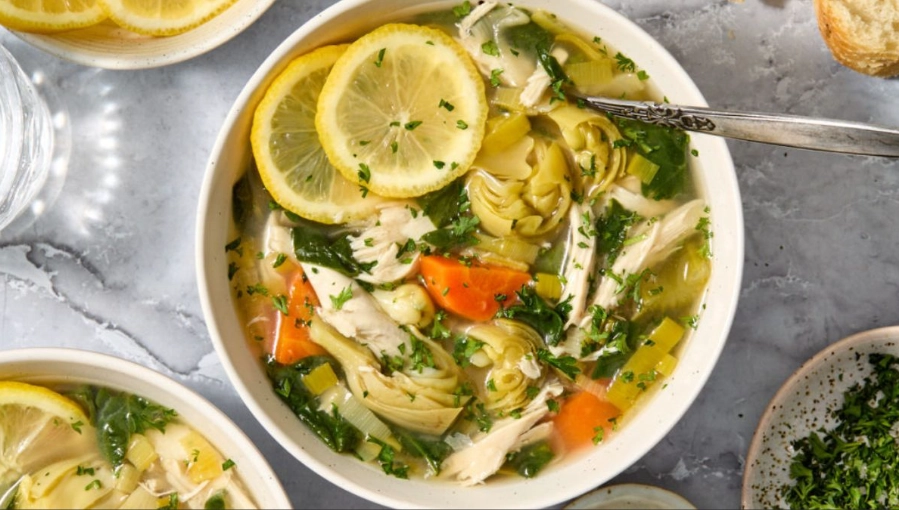 how long to cook chicken soup in slow cooker