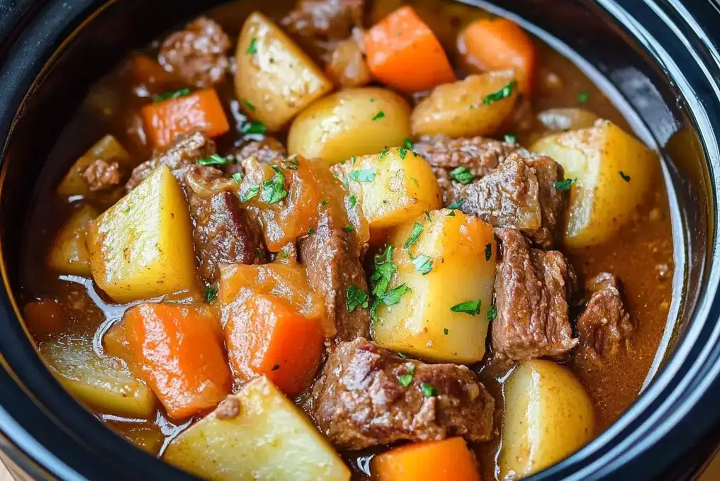slow cooker beef stew recipe