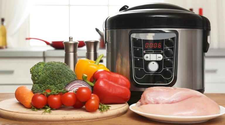 What vegetables should not be added to a slow cooker?