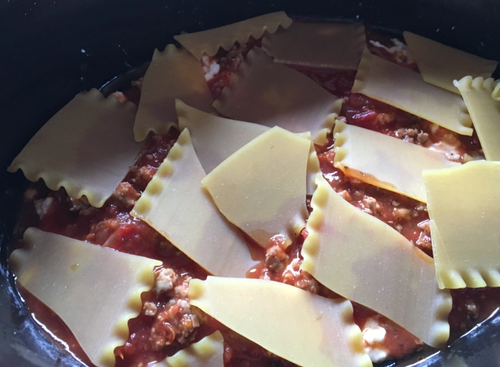 Slow cooker lasagna without browning meat