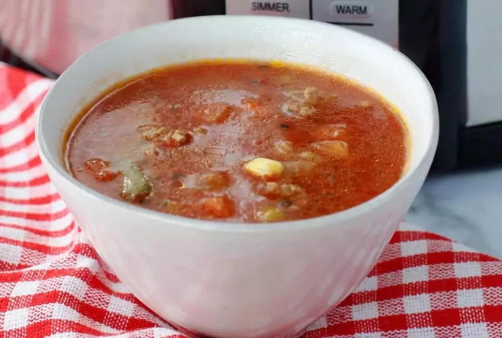 vegetable soup with potatoes