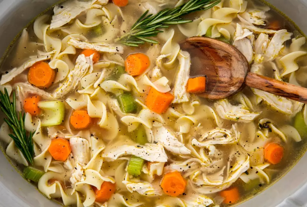 Can you cook chicken noodle soup in a slow cooker?