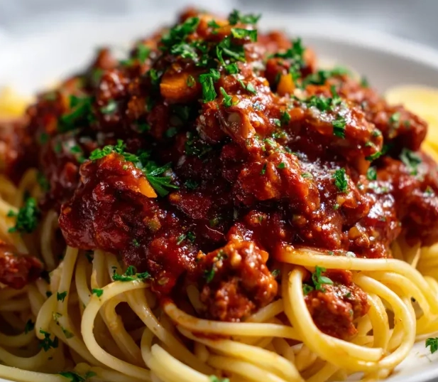 easy spaghetti meat sauce