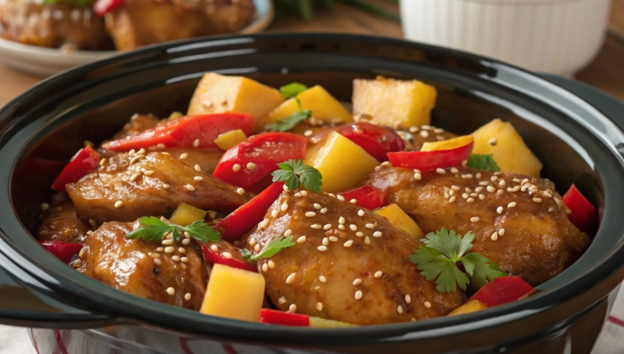 slow cooker hawaiian chicken