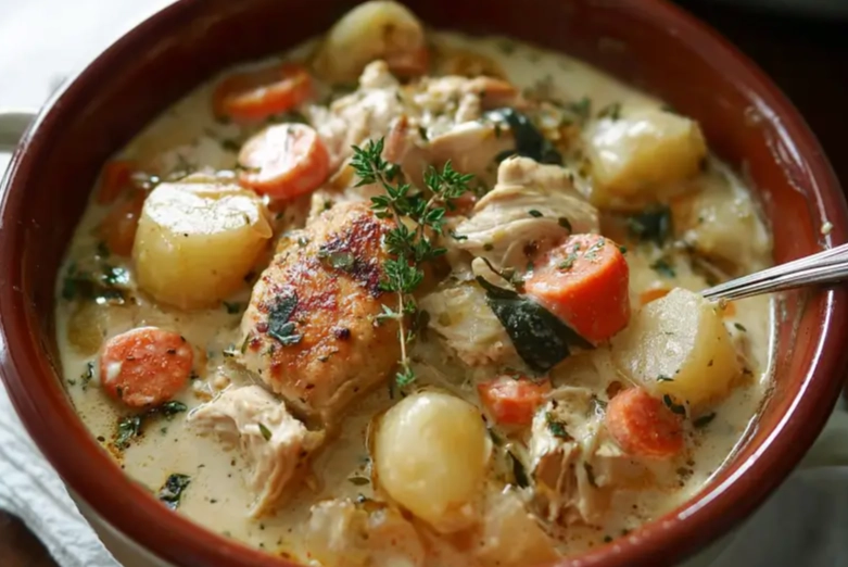 slow cooker chicken stew recipe