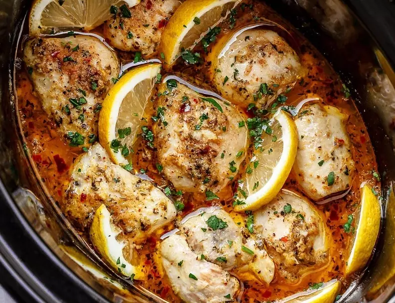 Is it better to cook chicken on high or low in a Crockpot?