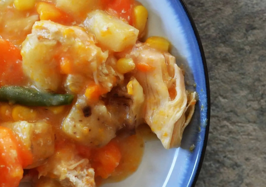 easy chicken stew slow cooker