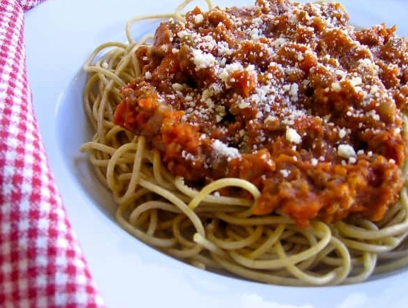 crockpot spaghetti