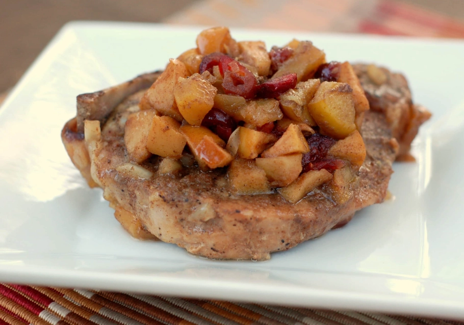 slow cooker pork chops with stuffing