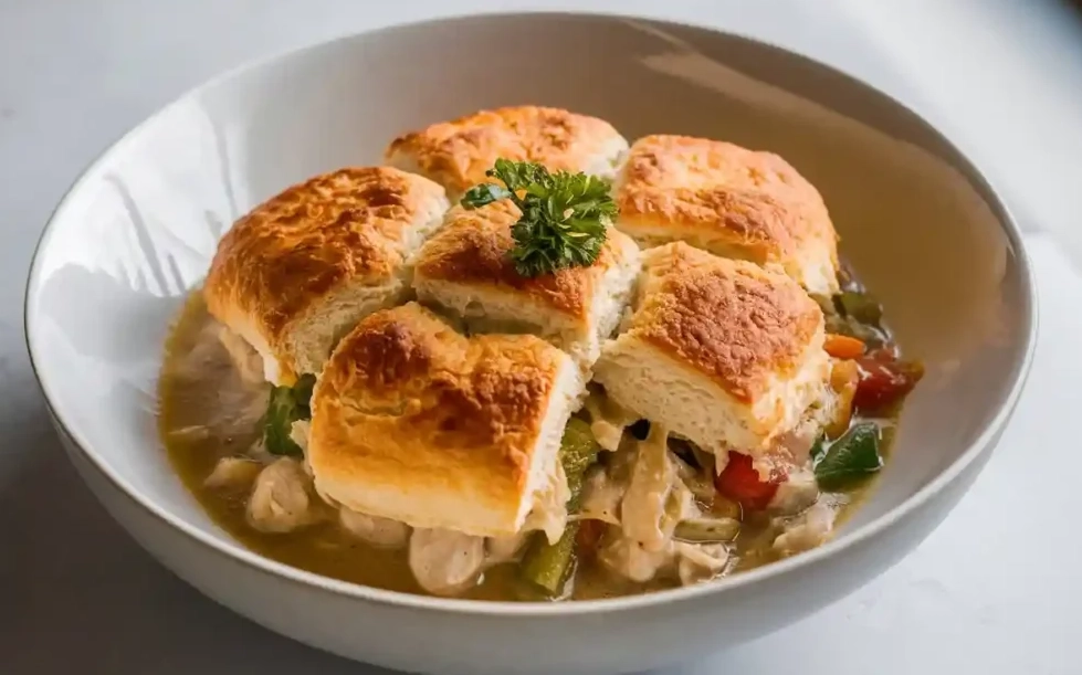 slow cooker chicken pot pie