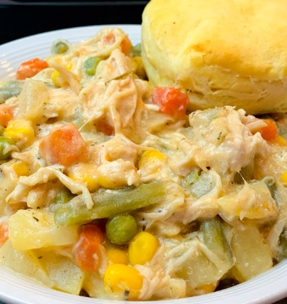 slow cooker pot pie