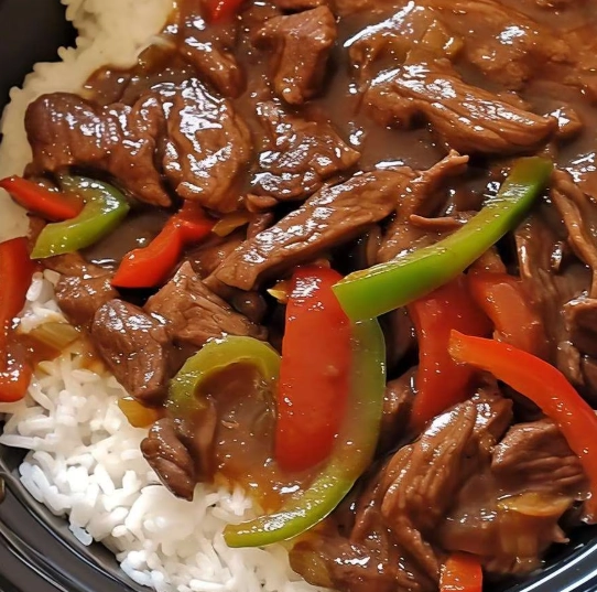 crock pot pepper steak