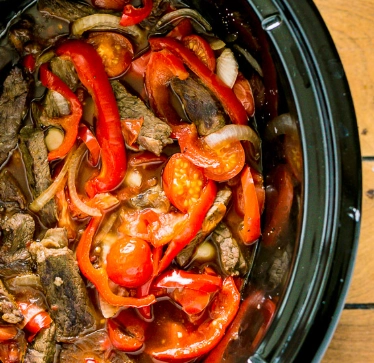 crock pot pepper steak