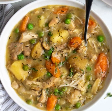 creamy chicken stew slow cooker