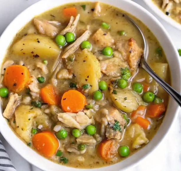 easy slow cooker chicken stew