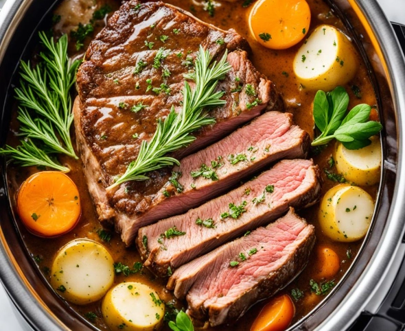 crock pot ribeye steak