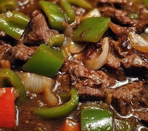 crock pot pepper steak recipe