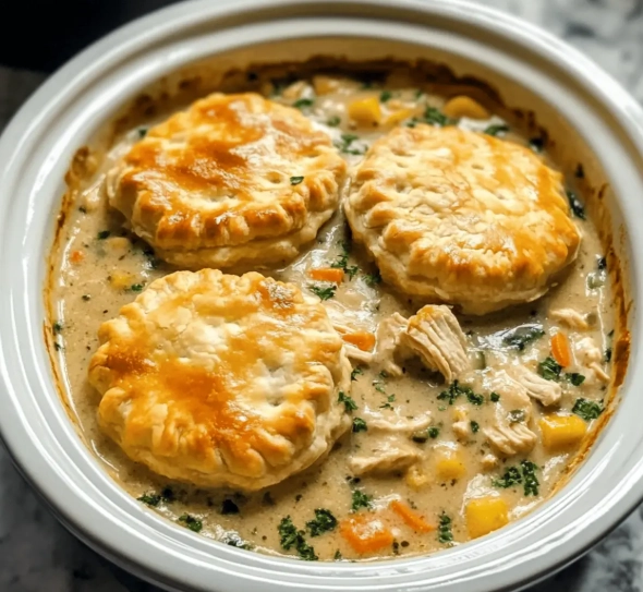creamy chicken pot pie